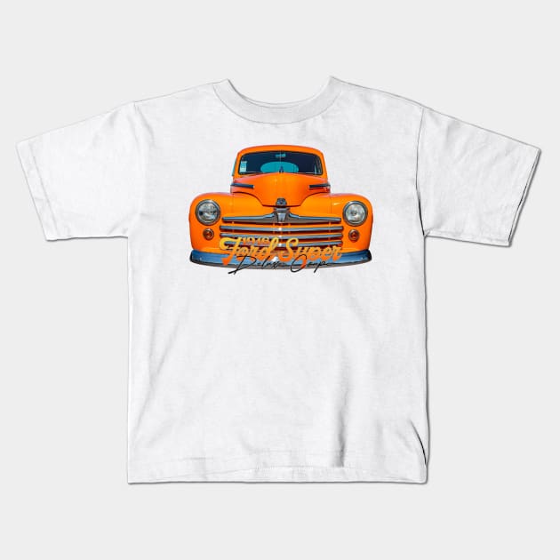 1946 Ford Super Deluxe Coupe Kids T-Shirt by Gestalt Imagery